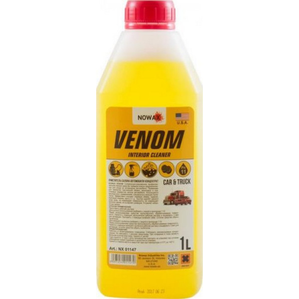 

Очиститель салона NOWAX VENOM Interior Cleaner (NX01147) 1л.