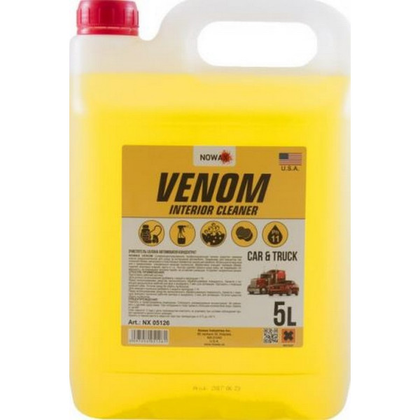 

Очиститель салона NOWAX VENOM (NX05126) 5л.