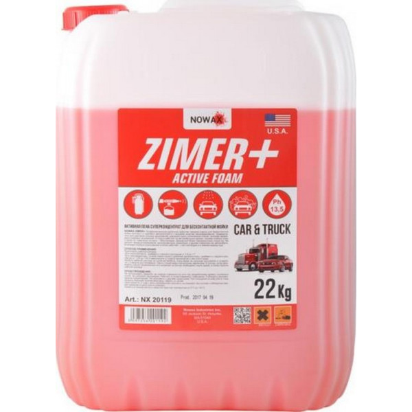 

Шампунь NOWAX Zimer+ Active Foam NX20119 20л