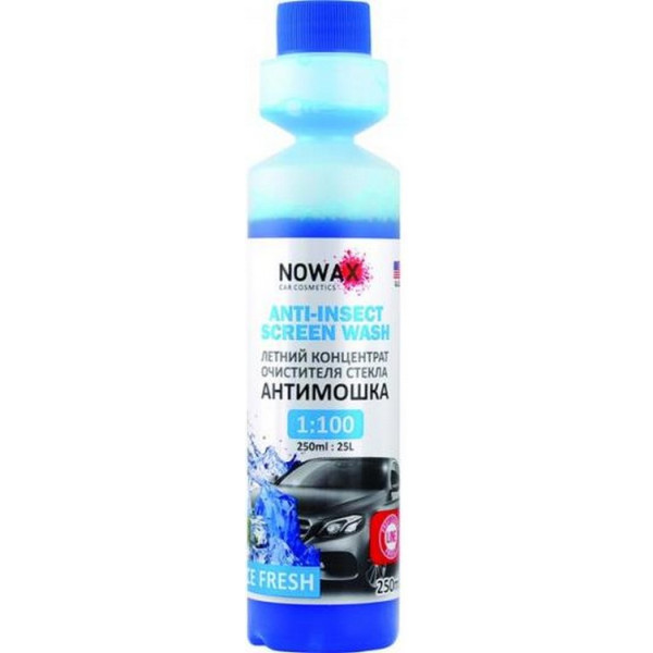 

Омыватель летний NOWAX Anti-Insect Screen Wash Ice Fresh NX25125 250мл.