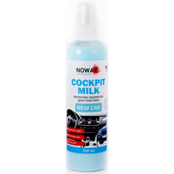

Полироль пластика NOWAX COCKPIT MILK новый автомобиль NX25228 250мл