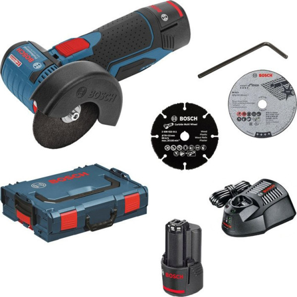 

Болгарка Bosch Professional GWS 12V-76 (L-boxx)