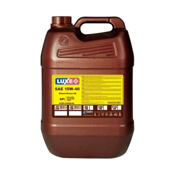 

Моторное масло LUXE DIESEL 15W-40 CG-4 / SJ (20л)