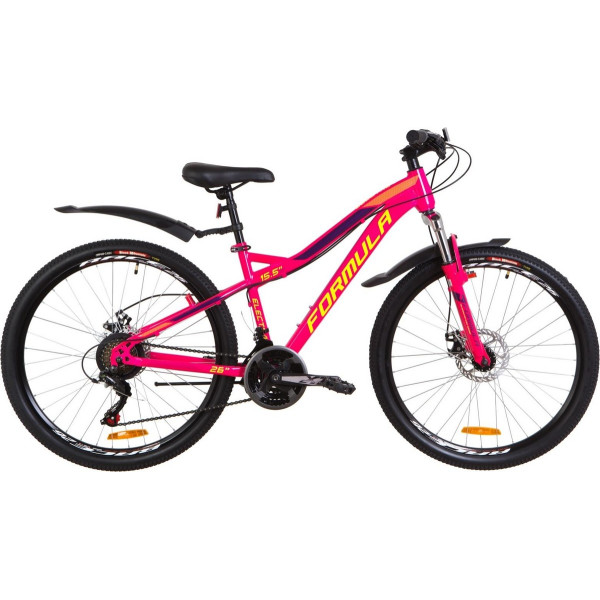 26" Formula ELECTRA AM 14G DD 15,5" малиново-салатный,крыло 2019