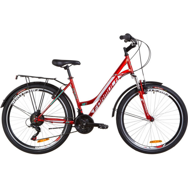 

26" Formula OMEGA AM 14G Vbr 18" красный с багажником,крыло 2019