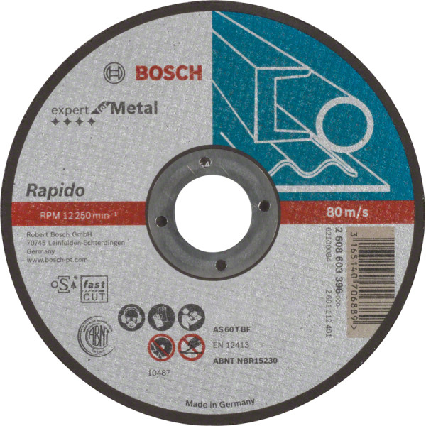 

Bosch Expert for Metal Rapido 125 х 1,0 мм