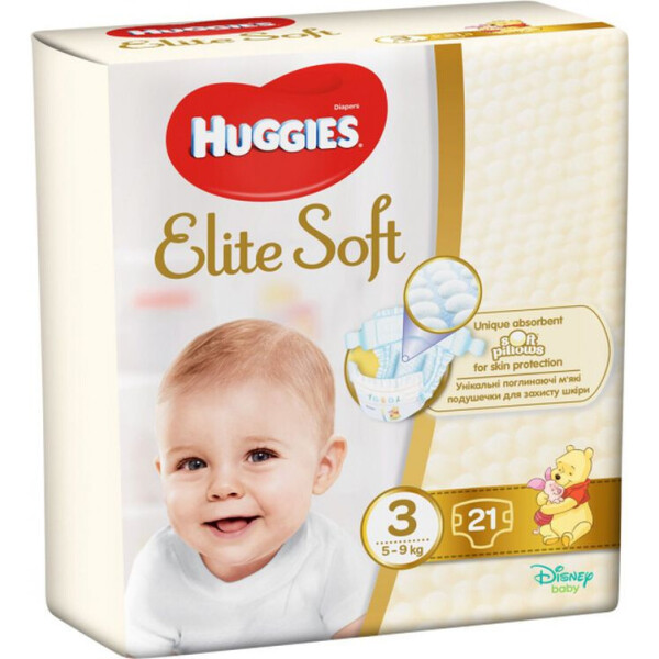 

Подгузники Huggies Elite Soft 3 Conv 21 (5029053545271)