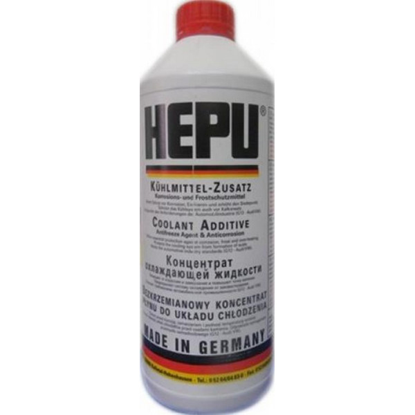 

Антифриз HEPU RED G12 (-80C) 1,5л