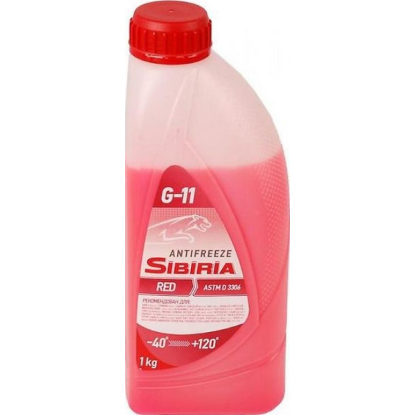 

Антифриз SIBIRIA ANTIFREEZE ОЖ-40 G11 (красный) 1кг