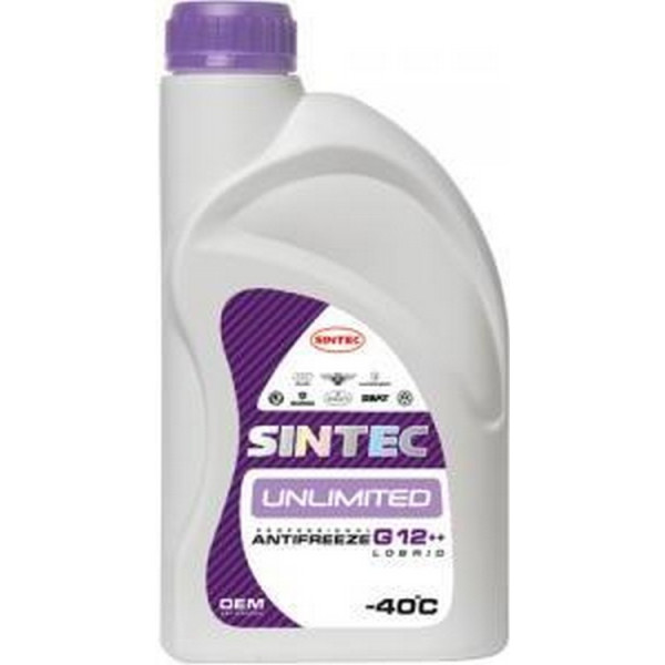 

Sintec ANTIFREEZE UNLIMITED G12 красно-фиолетовый. 1л