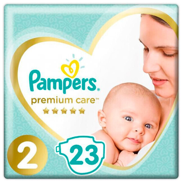 

Подгузники Pampers Premium Care размер 2 (4-8 кг) 23 шт. (8001841104652)