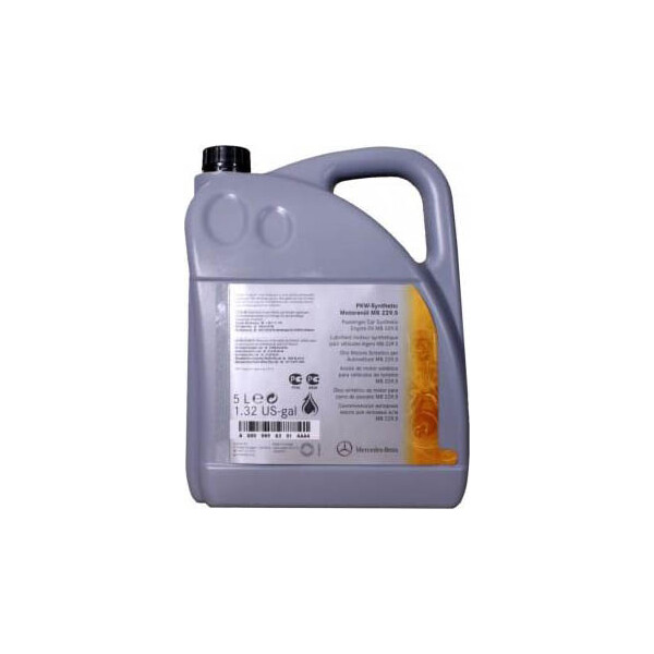 

Моторное масло Mercedes Synthetic MB 229.5 5L (0009898301BAA4)