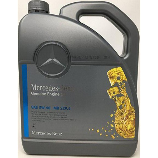 

Моторное масло Mercedes Benz "MB 229.50 5W40", 5л (A000989920213AIFE)