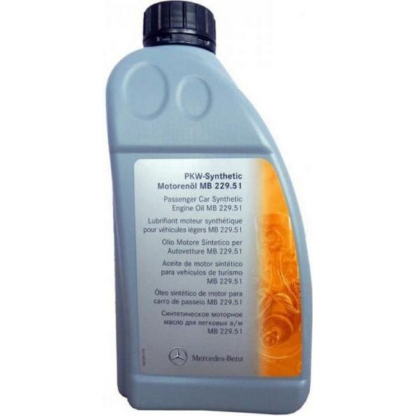 

Моторное масло Mercedes Benz Engine Oil 5W-30 229.51", 1л (A000989940211ALEE)