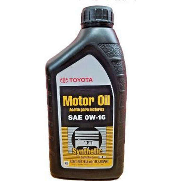 

Моторное масло Toyota "Synthetic Motor Oil 0W-16", 0,946л (0027916QTE)