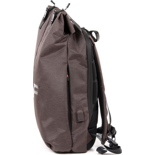 

Рюкзак для ноутбука 16" Frime City Brown; удлинитель USB с разъемом с внешней стороны