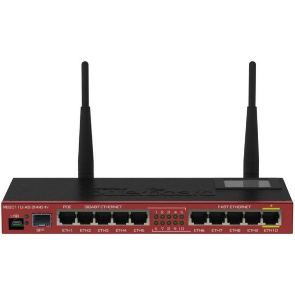 

MikroTik RB2011UiAS-2HnD-IN (5x1G, 5x100M, 1xSFP, WiFi)