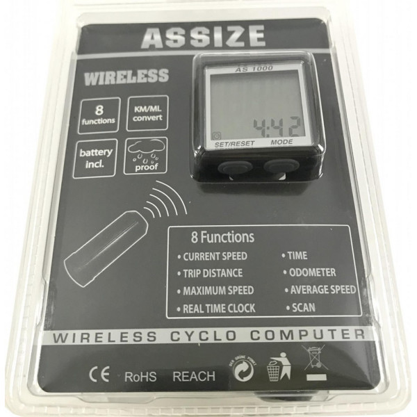 

ASSIZE CB16-F20-008 8F беспроводной чёрный (PSP-0585)
