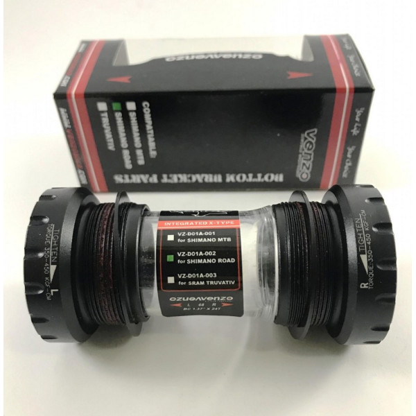 

VENZO ROAD Shimano HOLLOWTHECH II 68/73мм чёрная (PSP-0176)