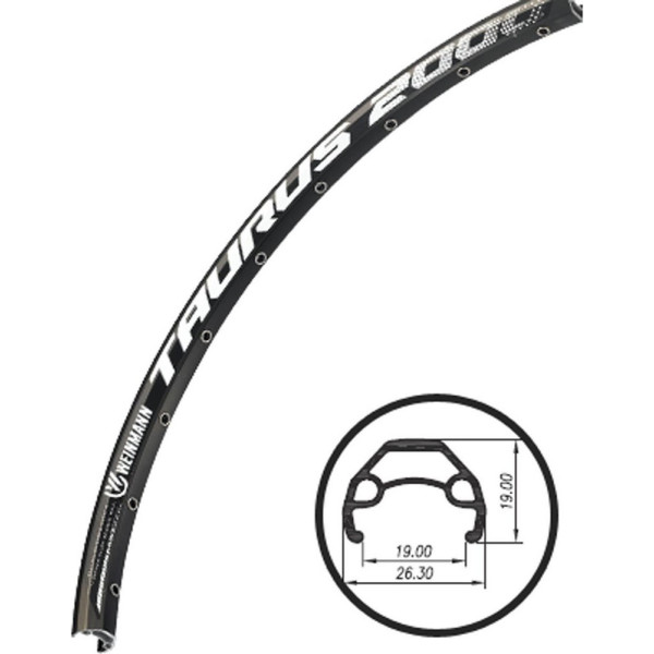

26" DISC WEINMANN Taurus 2000 32 отв. не пистонированный чёрный (PSP-0211)