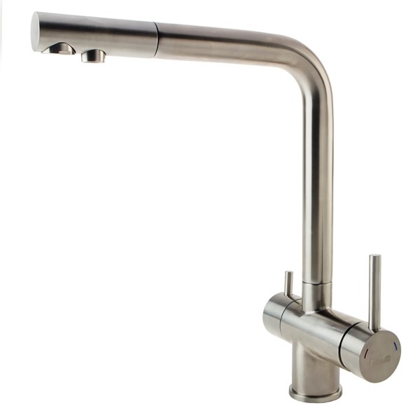 

Смеситель для кухни Fabiano FKM 31.7 S/Steel Inox нержавеющая сталь