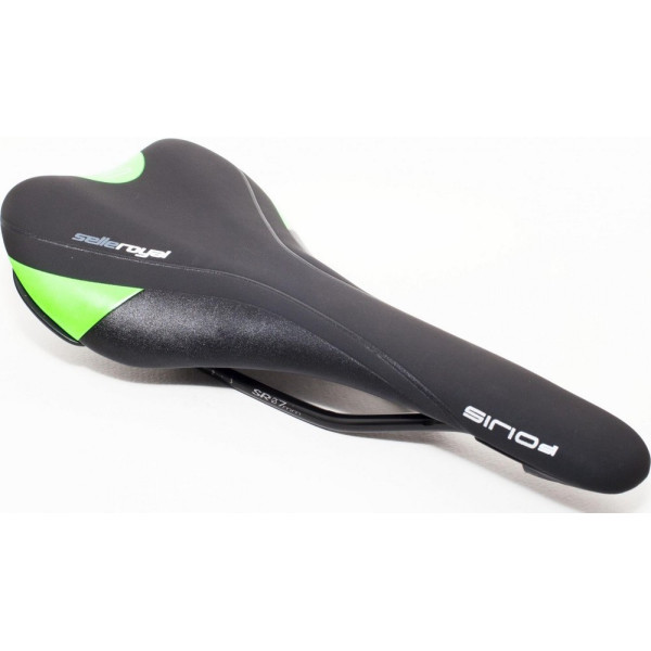 

Седло Selle Royal 1203 чёрно-зелёное (PSP-0292)