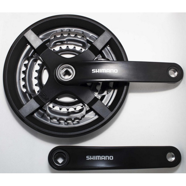 

SQ Shimano TY-301 24/34/42Т 170мм под квадрат чёрные (PSP-0511)