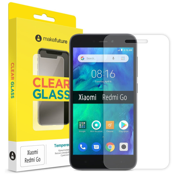 

Защитное стекло MakeFuture для Xiaomi Redmi Go