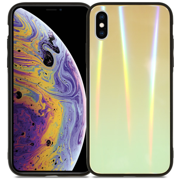 

DEF Gradient glass Light green для iPhone XS/X