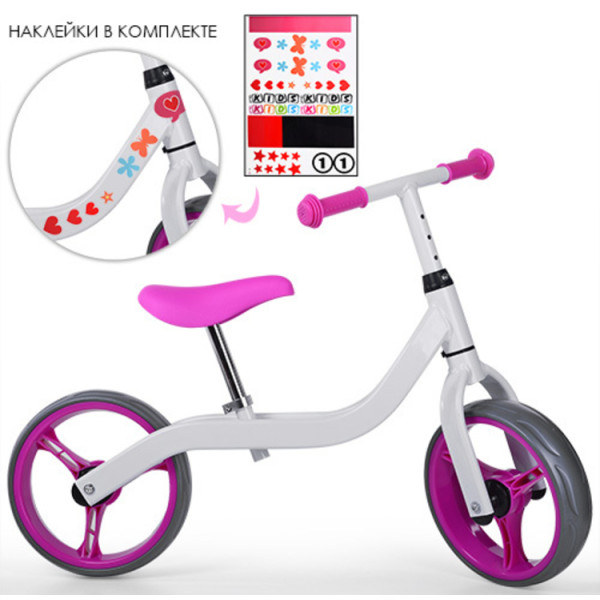 

Беговел Profi Kids M 3843-3 White Pink (M 3843)