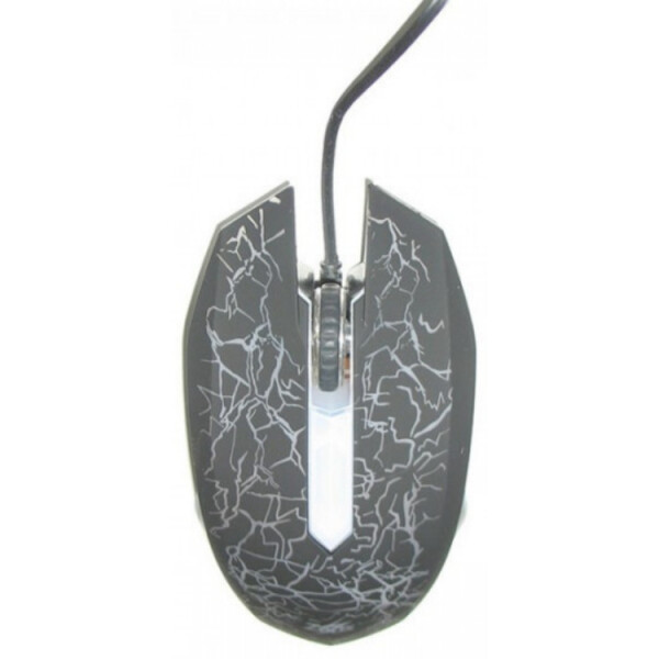 

Мышь Проводная USB Zeus M-110 с подсветкой Чёрная (46345)
