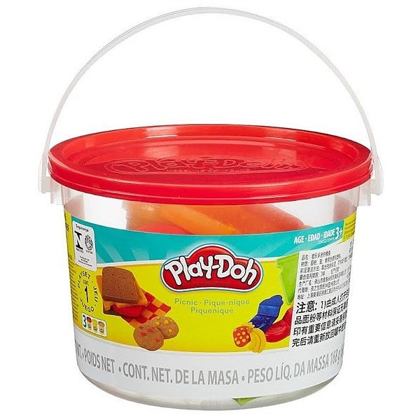 

Набор пластилина Hasbro Play-Doh Мини ведерко Пикник (23414_23412)