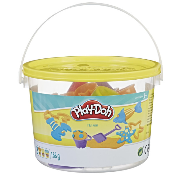 

Набор пластилина Hasbro Play-Doh Мини ведерко Морские обитатели (23414_23242)