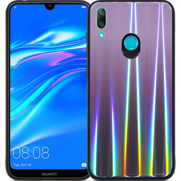 

Чехол DEF Gradient glass Black для Huawei Y7 2019