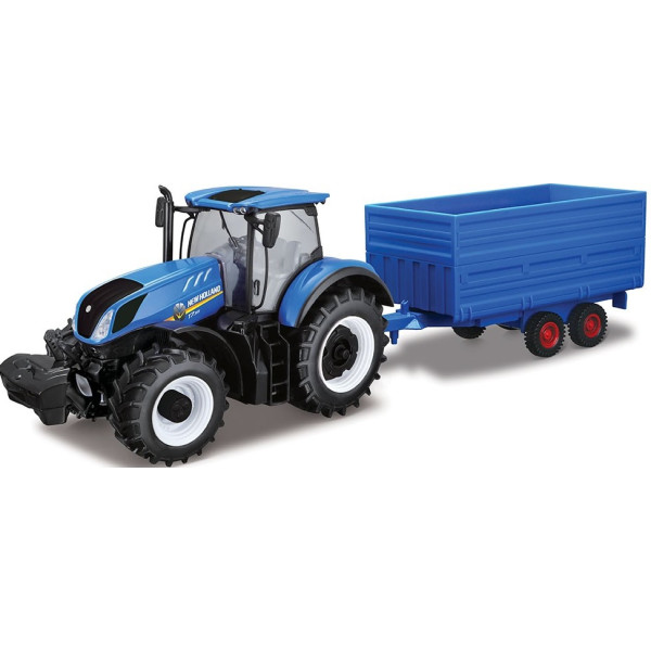 

Автомодель Bburago Трактор New Holland с прицепом (18-44067)