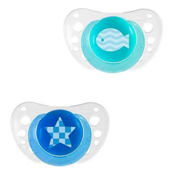 

Пустышка Chicco Physio Air, силикон, 6-16 м, 2шт (75032.21.00.00)