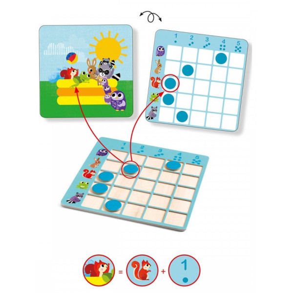 

Игра Djeco Eduludo Quantitix