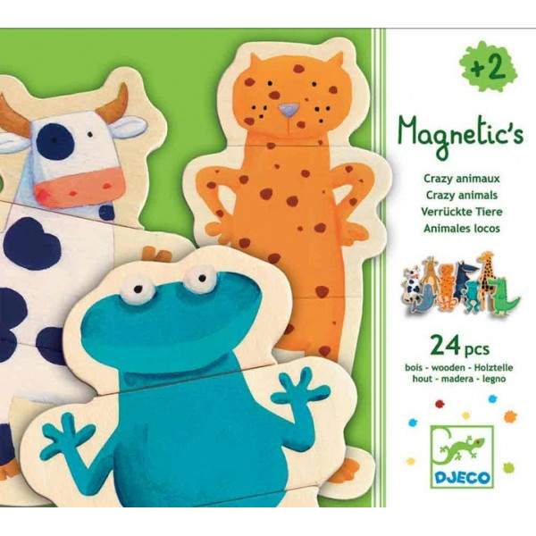 

Магнитная игра Djeco Сумашедшие животные