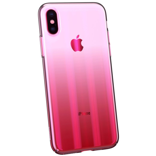 

Чехол Baseus Aurora PC Pink для iPhone XS