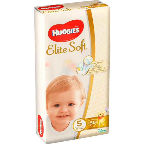 

Подгузники Huggies Elite Soft 5 (12-22 кг), 56 шт.
