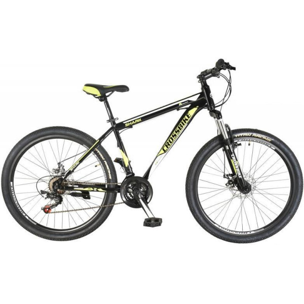 

Велосипед Cross Shark 26" 13" black-neon yellow-white (26CJPr19-5) 2021