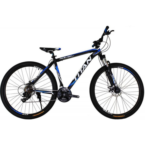 Акция на Велосипед Titan Solar 29" 20" black-blue-white (29TWAL19-336) 2020 от Allo UA