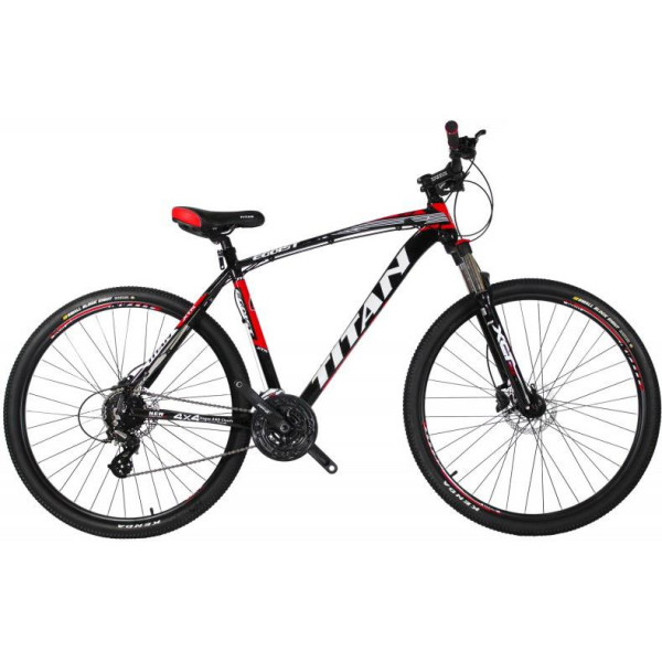 

Велосипед Titan Egoist 29" 21" black-red-white (29TWAL19-346) 2020