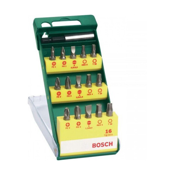

Набор бит Bosch Promoline, 16 шт (2607019453)