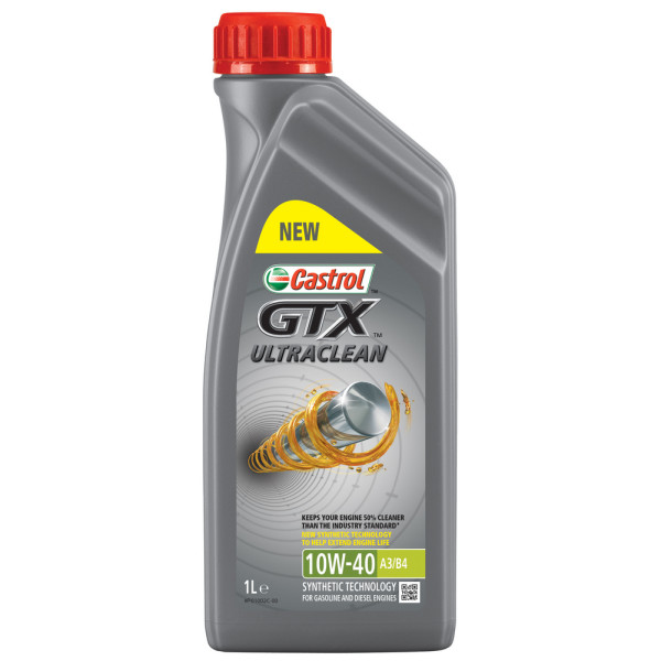 

Castrol GTX UltraClean 10W-40 A3/B4 1л