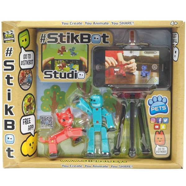 

Игровой набор фигурок Stikbot S2 Pets Студия анимации