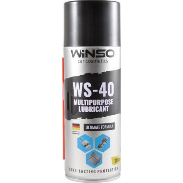

Смазка многофункциональная WINSO MULTIPURPOSE LUBRICANT WS-40 200 мл (820120)