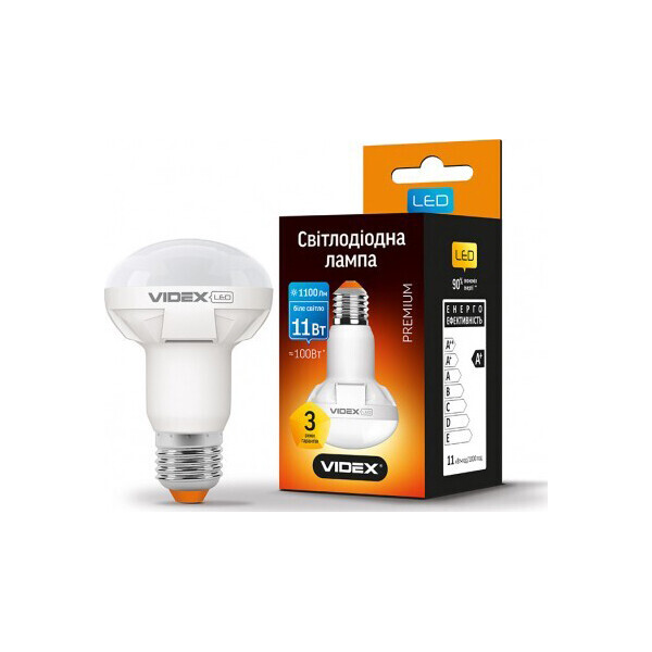 

Лампа светодиодная VIDEX R63 11W E27 4100K 220V (VL-R63-11274)