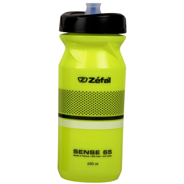 

Zefal Sense M65 (155I) 650мл пласт.,резьб. крышка Soft-Cap System,неоново-желтый