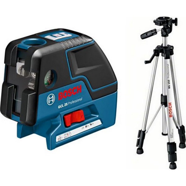 

Комбинированный лазерный уровень Bosch Professional GCL 25 + штатив BS 150